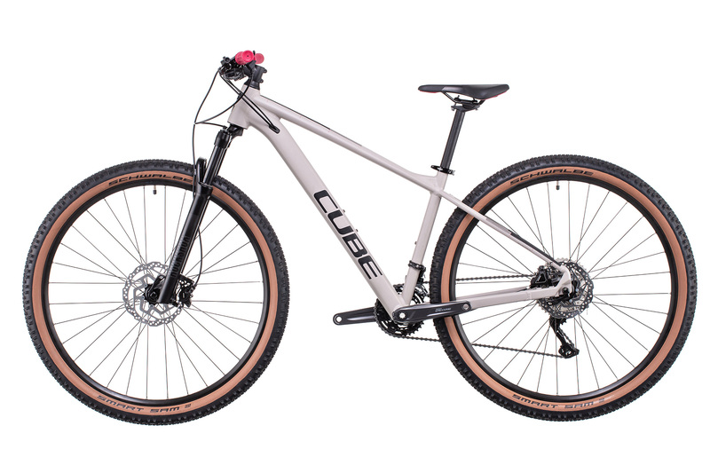 Cube horské kolo ACCESS WS RACE oatgrey raspberry